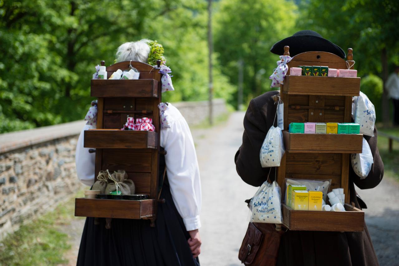 Olitätenhändler im Schwarzatal